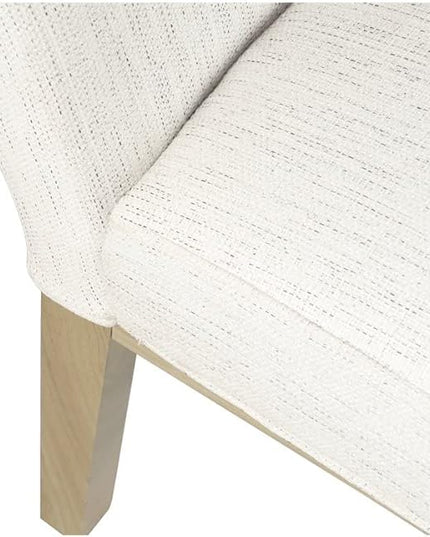 HomePop Kolbe Upholstered Dining Chair - Stain-Resistant Woven (Single Pack) - LeafyLoom
