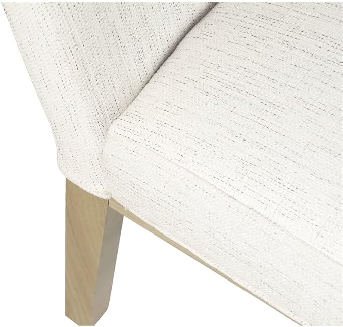 HomePop Kolbe Upholstered Dining Chair - Stain-Resistant Woven (Single Pack) - LeafyLoom