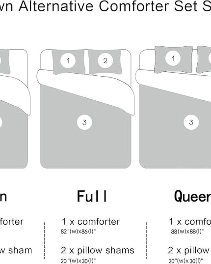 Sunnycitron Gamer Bedding Set for Boys Gamer Comforter sets Queen Gaming Bedding Kid's Comforter Set Boys Teen Gamepad Gaming Comforter,1 Comforter 2 Pillowcases - LeafyLoom