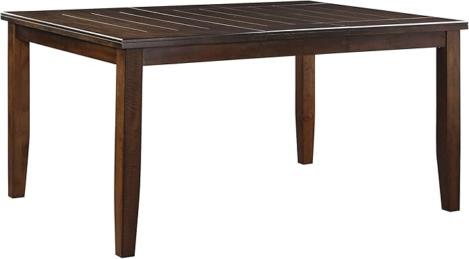 NicBex Dining Table Contemporary Kitchen Table Farmhouse Rustic Solid Wood Urbana Counter Height Table in Espresso Rectangular Dining Table, Easy Assembly, Espresso - LeafyLoom