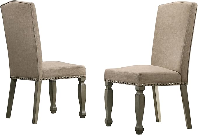 NicBex Haerin-SD-00172-LWJ Dining Chairs, 27.2"x20.9"x40.6", Antique Gray - LeafyLoom