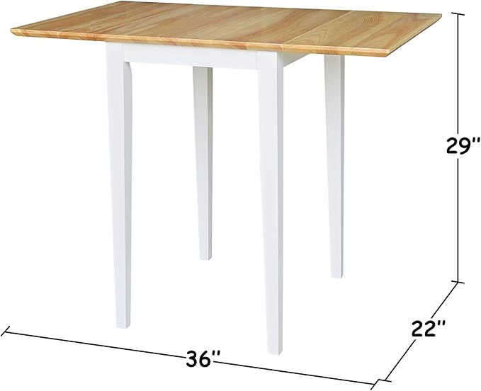 International Concepts Drop Leaf Dropleaf Table - LeafyLoom