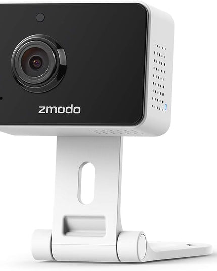 Zmodo Mini Pro, 1080P Plug-in WiFi Security Camera, Indoor Smart Camera with AI Motion Detection, Pet Nanny Cam, Night Vision, 2-Way Audio, Phone App, Compatible with Alexa & Google Assistant. Zmodo