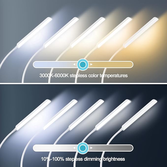 Dimunt LED Floor Lamp, Bright 15W Floor Lamps for Living Room with 1H Timer- White - LeafyLoom