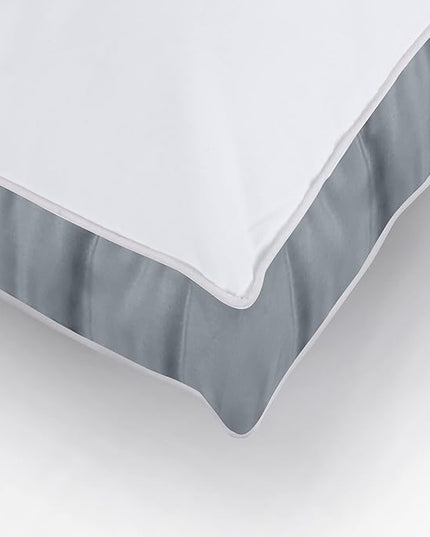 Utopia Bedding Bed Pillows for Sleeping King Size (Grey), Set of 2, Cooling Hotel Quality, Gusseted Pillow for Back, Stomach or Side Sleepers - LeafyLoom
