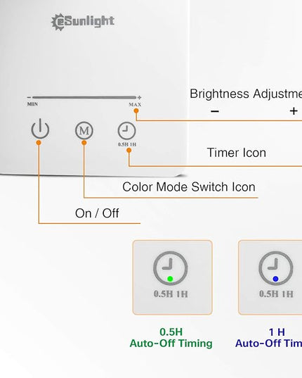 Desk Lamp, Desk Light, Dimmable Table Lamp, 7W, 5 Color Modes, 6 Brightness Levels, Touch Control, Memory Function, LED Foldable Led Lamp for Reading, Working, Office, Study (Silver) - LeafyLoom