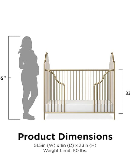 Little Seeds Piper Toddler Conversion Kit, Gold - LeafyLoom