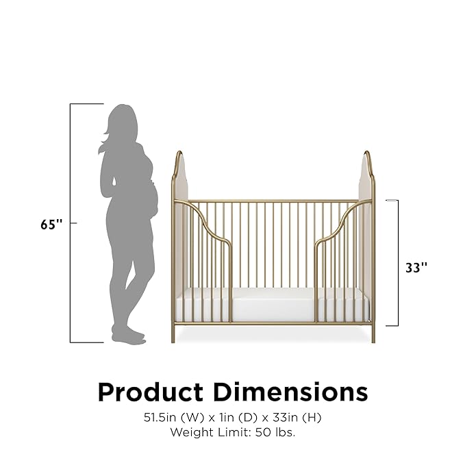 Little Seeds Piper Toddler Conversion Kit, Gold - LeafyLoom