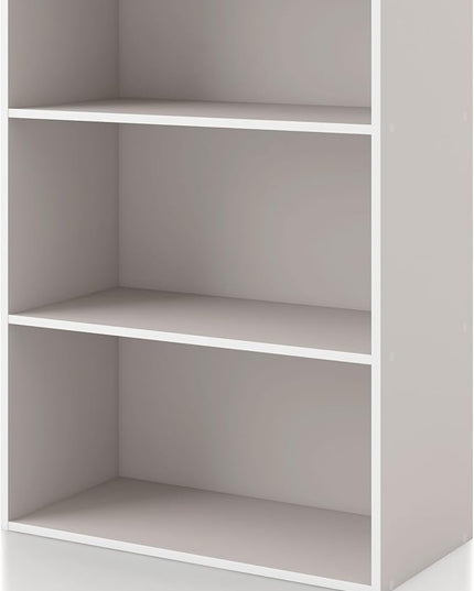 Apexa 3-Tier Cube Storage Organizer Shelves, Stackable Wood Bookcase Fits Cubby Bins for Organization, Dorm Teen Room Decor & Home Office, Greige - LeafyLoom