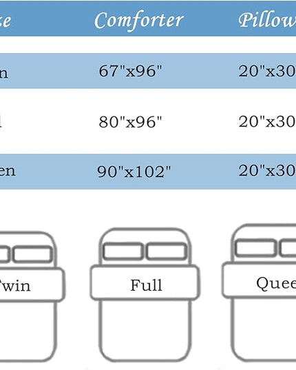 Cat Comforter Queen Size,Blue Cloud Cats Comforter Set for Kids Teens Girls Boys,3Pcs Bedding Set Printed Comforter with 2 Pillowcases,Down Alternative,Soft and Lightweight，Queen Size - LeafyLoom