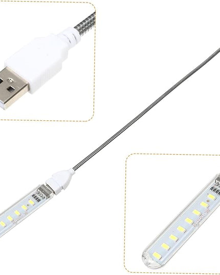 ARTIBETTER U Disk Night Light Indoor Night Lamp Outdoor Camping Light USB Light Atmosphere Light Clip on Desk Lamp Computer Lamp Corridor Light Computer Accessories LED PVC Student Light Bulb - LeafyLoom