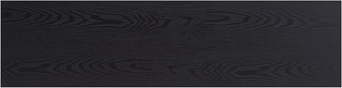Henn&Hart Rectangular TV Stand for TV's up to 55" in Black, TV Stands for the Living Room - LeafyLoom