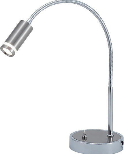 Adesso 3174-22 Eos Mini LED Desk Lamp, Satin Steel - LeafyLoom