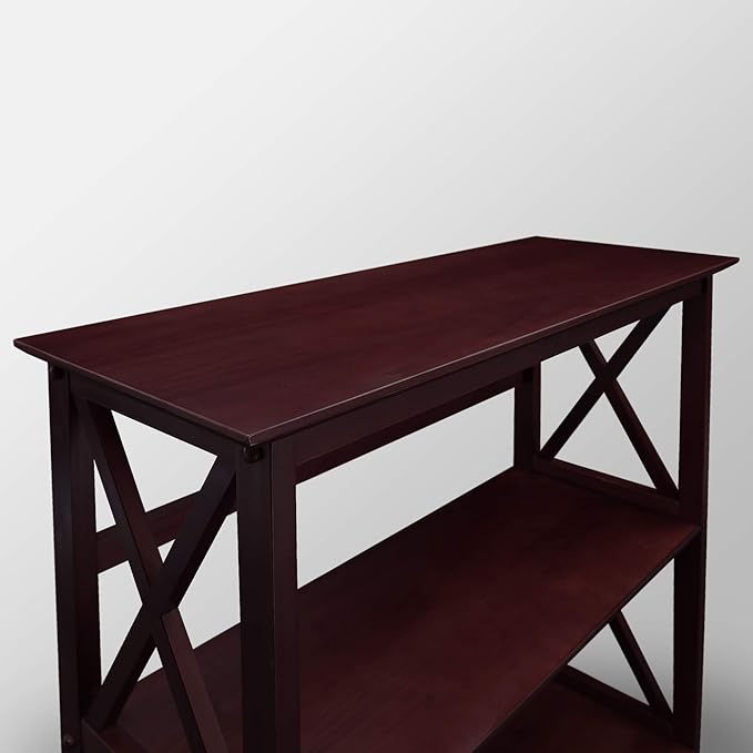 Casual Home Montego 3-Shelf Bookcase, Espresso (New) - LeafyLoom