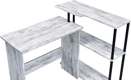 NicBex Kimberly-DW-00037-LWJ Home Office Desks, 39"x32"x34", Antique White-1 - LeafyLoom