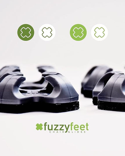 Chair Glide [48 Count] Made in The USA | Noise Cancelling Long Lasting Floor Protection | Heavy Duty Breathable Latex-Free Anti-Rust Design | Easy to Apply Teacher Classroom Supplies - LeafyLoom