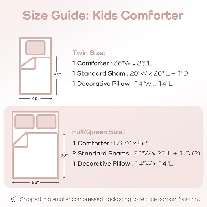 Mi Zone Kids Full Comforter Set, Celestial Metallic Comforter Set Starry Sky, Moon & Sun Comforters, All Seasons Lightweight & Fluffy Comforter Bed Set, 2 Shams, Celia, Full/Queen, Blush/Gold 4 Piece - LeafyLoom