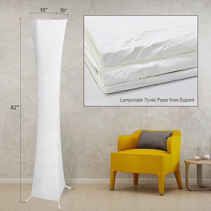 Floor Lamp, RGB Color Changing Led Smart Lamp, Music Sync, APP Remote Control, 62'' Standing Lamp for Living Room Bedroom Game Room - LeafyLoom