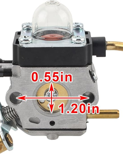 4229-120-0604 Carburetor with 4229-141-0501 Air Filter Cover Stub Spark Arrestor for Stihl BG45 BG55 BG56 BG65 BG85 BG86 BR200 SH85 SH86 SH55 SH56 Blowers - LeafyLoom