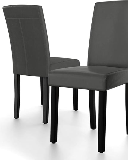 NicBex Dining Chair Set of 2, Accent Parsons Diner Chairs by Side Table for Home Kitchen, Living Room, Grey - LeafyLoom