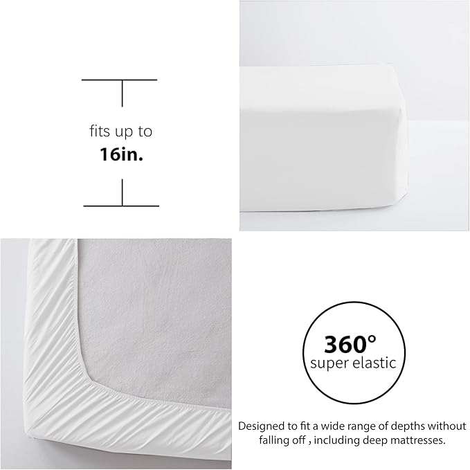 Anluoer Twin Comforter Set, White Tufted Bed in a Bag 5 Pieces with comforters and sheets, All Season Bedding Sets with 1 Comforter, 1 PillowShams, 1 Pillowcases, 1 Flat Sheet, 1 Fitted Sheet - LeafyLoom