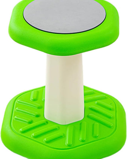 Active Chairs Kids Preschool Wobble Stool - Alternative Flexible Seating Balance Wiggle Stool for Classroom,Preschool,Kindergarten&Elementary School,Active Sensory Chairs,Ages3-8,Green(14in) - LeafyLoom