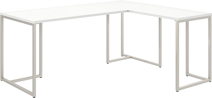 Bush Business Furniture Method Home Office Desk, 72W, White - LeafyLoom