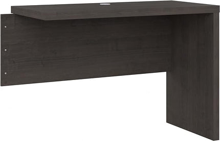 Bush Business Furniture Echo Desk Return/Bridge, Charcoal Maple - LeafyLoom
