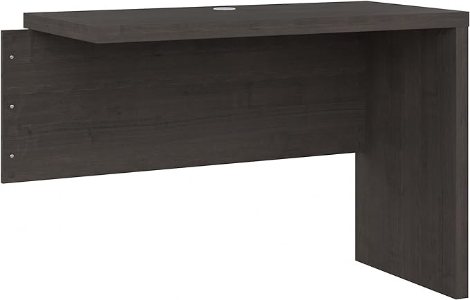 Bush Business Furniture Echo Desk Return/Bridge, Charcoal Maple - LeafyLoom