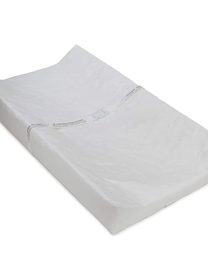 Delta Children Lancaster 4-in-1 Convertible Baby Crib, Bianca White & Contoured Changing Pad, White - LeafyLoom