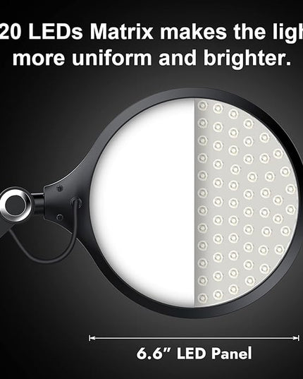 Desk Lamp,Led Architect Desk Lamp,Desk Lamps for Home Office,Table lamp with Wireless Charger & Adjustable Swing Arm,Touch Control, 3 Lighting Mode,5 Brightness,Eye-Caring Office Lamp - LeafyLoom