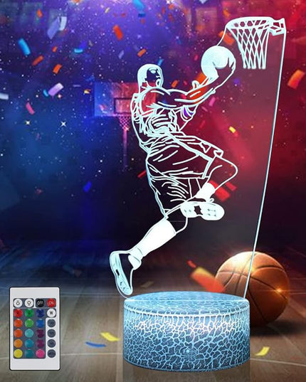 Baseketball Gifts for Boys, Baseketball Night Light with 16 Colors Adjustable Remote Touch Baseketball Decor Toys Birthday Gifts for Boys - LeafyLoom