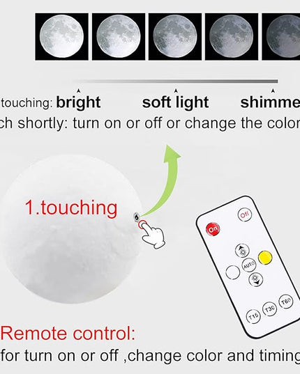 Mother's Day Birthday Gifts for Daughter from Mom, Engraved 3D Night Light with Touch Control Brightness, Christmas Wedding Gift for Daughter - LeafyLoom