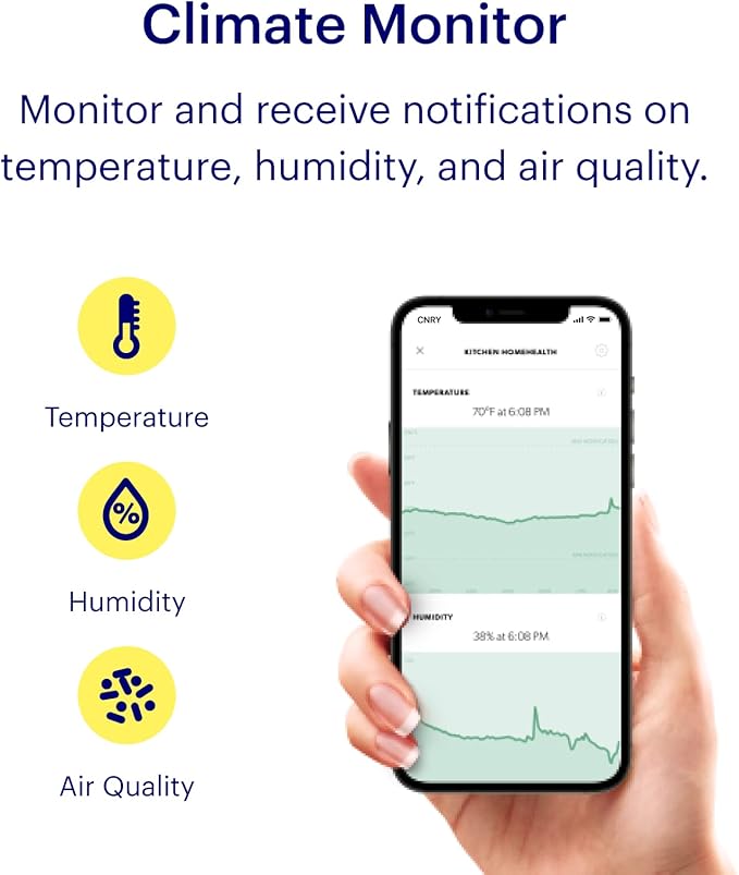 Canary Pro Indoor Home Security Camera 1080p HD WiFi IP | 24/7 Watch Live Video, Siren, Climate Monitor, Motion Alerts, Two-Way Talk, Night Vision, 10x Zoom, Private Mode, Works with Alexa and More Canary