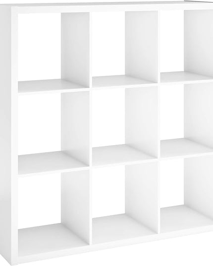 ClosetMaid 4588 Decorative Open Back 9-Cube Storage Organizer, White - LeafyLoom