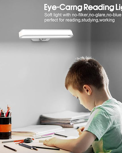 Desk Lamp, Full Dimmable LED, Magnetic, Rechargeable, Eye Caring, 180° Adjustable, USB Charging, LAMP for Home Office, Study Dorm School Students College Gift - LeafyLoom