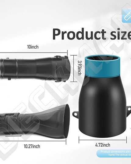 DECKMAN 191L13-5 191B21-6 Blower Nozzle Adapter/197889-6 Flat End Nozzle Attachment/Car Drying Nozzle Compatible with Makita Leaf Blowers XBU03Z XBU03SM1 XBU02Z XBU03 DUB362 - LeafyLoom
