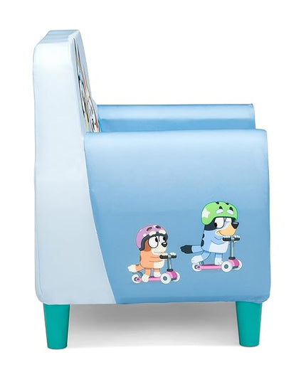 Delta Children Bluey Foam Chair, Blue - LeafyLoom