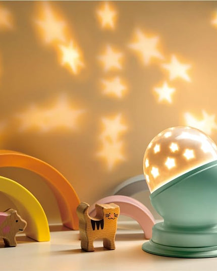 Star Night Light for Kids Star Night Light for Kids Bedroom Girls Night Light Starry Night Light Projector Plug in Night Light for Kids with Timer (1 Pack, 3000K) (3000K Warm White, green) - LeafyLoom