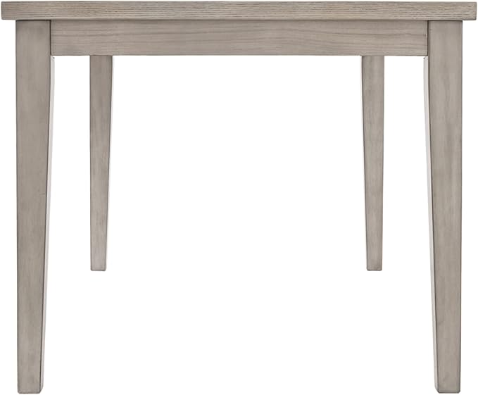 Signature Design by Ashley Parellen Modern Farmhouse Rectangular Dining Room Table, Gray - LeafyLoom