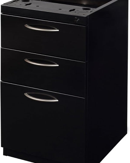 Regency Fusion Box File Pedestal, Black - LeafyLoom