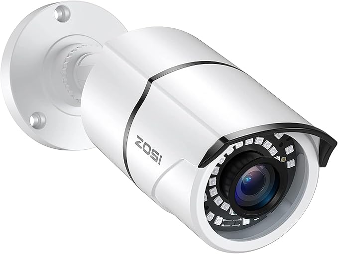 ZOSI 2MP 1080p Security Camera,4-in-1 TVI/CVI/AHD/CVBS Surveillance Bullet Camera Indoor Outdoor,Night Vision,Work for 960H,720P,1080P analog CCTV DVR ZOSI