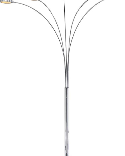 Artiva USA 88" Micah Arched Floor Lamp with Dimmer - LeafyLoom