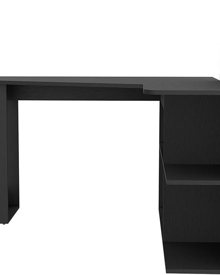 NicBex Kimberly-DW-00206-LWJ Home Office Desks, 51.7"x47.2"x43.3", Black - LeafyLoom