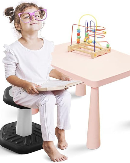 Wobble Chair for Kids, Wiggle Stool Flexible Seating Classroom, Improves Focus& Attention, Posture & ADHD Chair, Ages 3-8 - LeafyLoom
