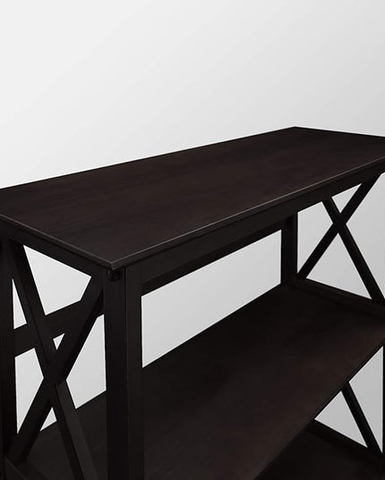 Casual Home Montego 5-Shelf Bookcase, Black (New) - LeafyLoom