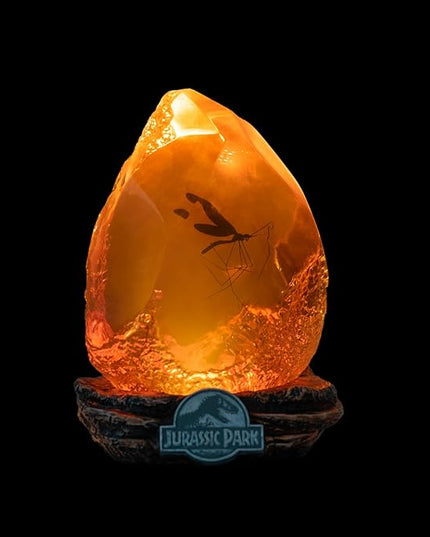 Grupo Erik Official Jurassic Park Lamp | Jurassic Park Movies | Mosquito in Amber Table Lamp | Jurassic Park Merchandise | Jurassic Park Decorations | LED Lamp | Jurassic Park Gifts - LeafyLoom
