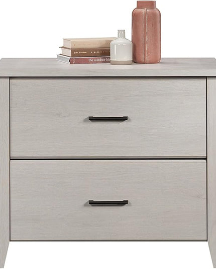 Sauder Summit Station 2-Drawer Lateral File Cabinet, L: 33.86" x W: 20.87" x H: 29.02", Glacier Oak - LeafyLoom