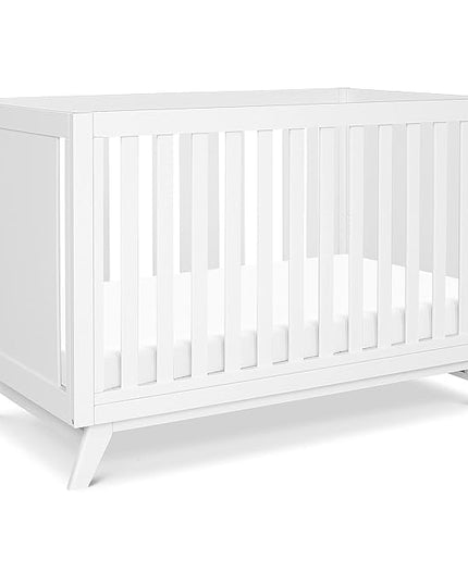 DaVinci Otto 3-in-1 Convertible Crib in White, Greenguard Gold Certified - LeafyLoom