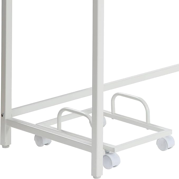 NicBex Kimberly-DW-00054-LWJ Home Office Desks, 66.5"x47.5"x30.5", Grey + White - LeafyLoom